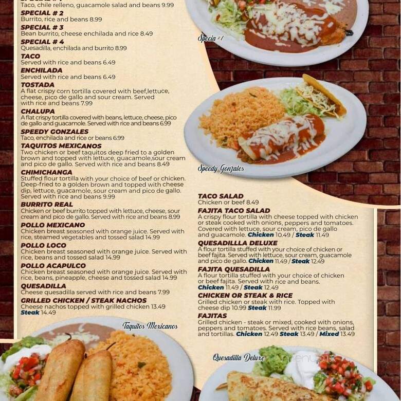 Casa Blanca - Huntsville, AL menu_pic