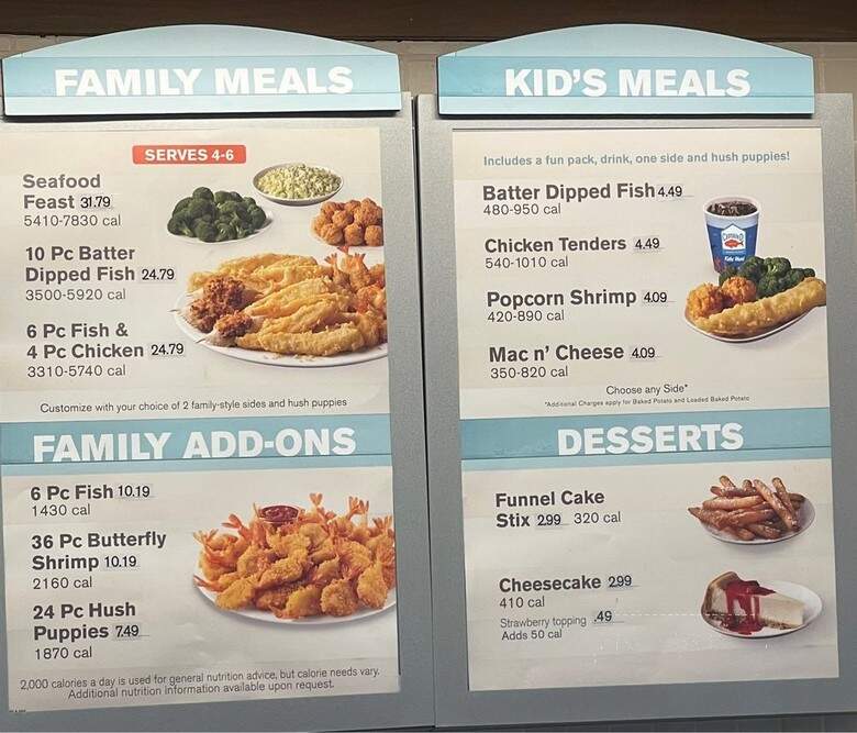 Captain D's Seafood - Mobile, AL menu_pic