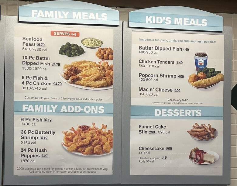 Captain D's Seafood - Mobile, AL menu_pic
