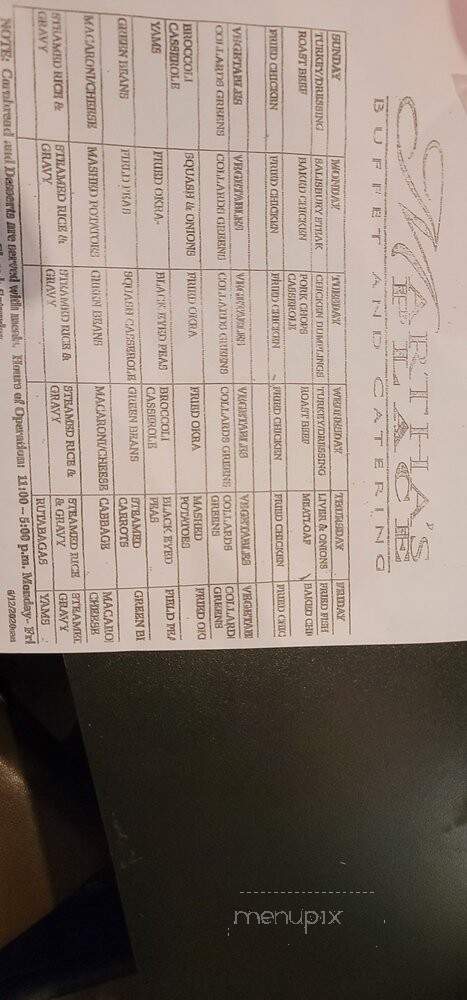Martha's Place - Montgomery, AL menu_pic
