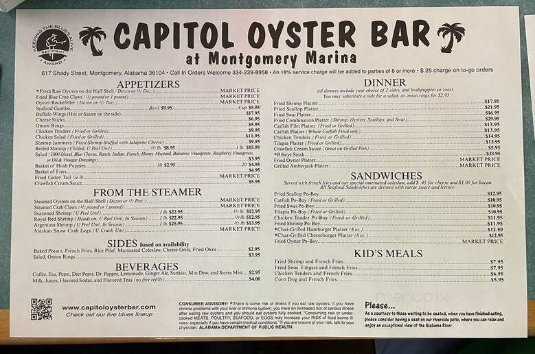 Capitol Oyster Bar - Montgomery, AL
