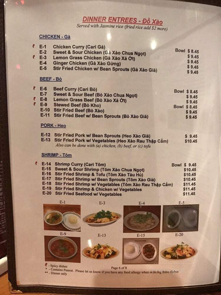 Saigon - Montgomery, AL menu_pic