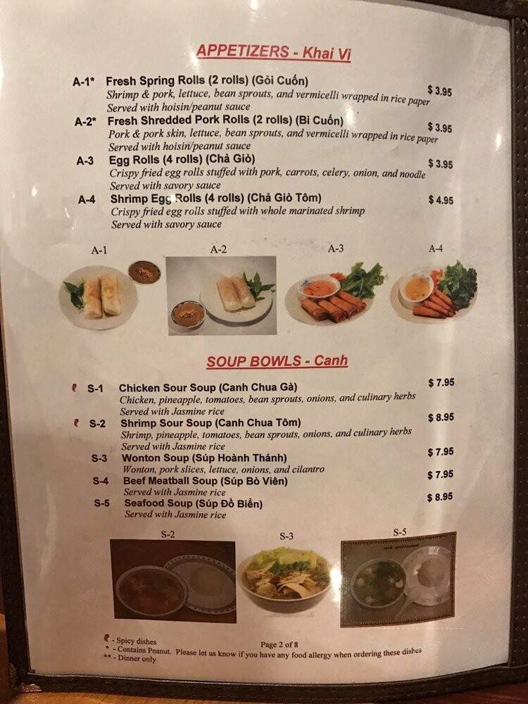 Saigon - Montgomery, AL menu_pic