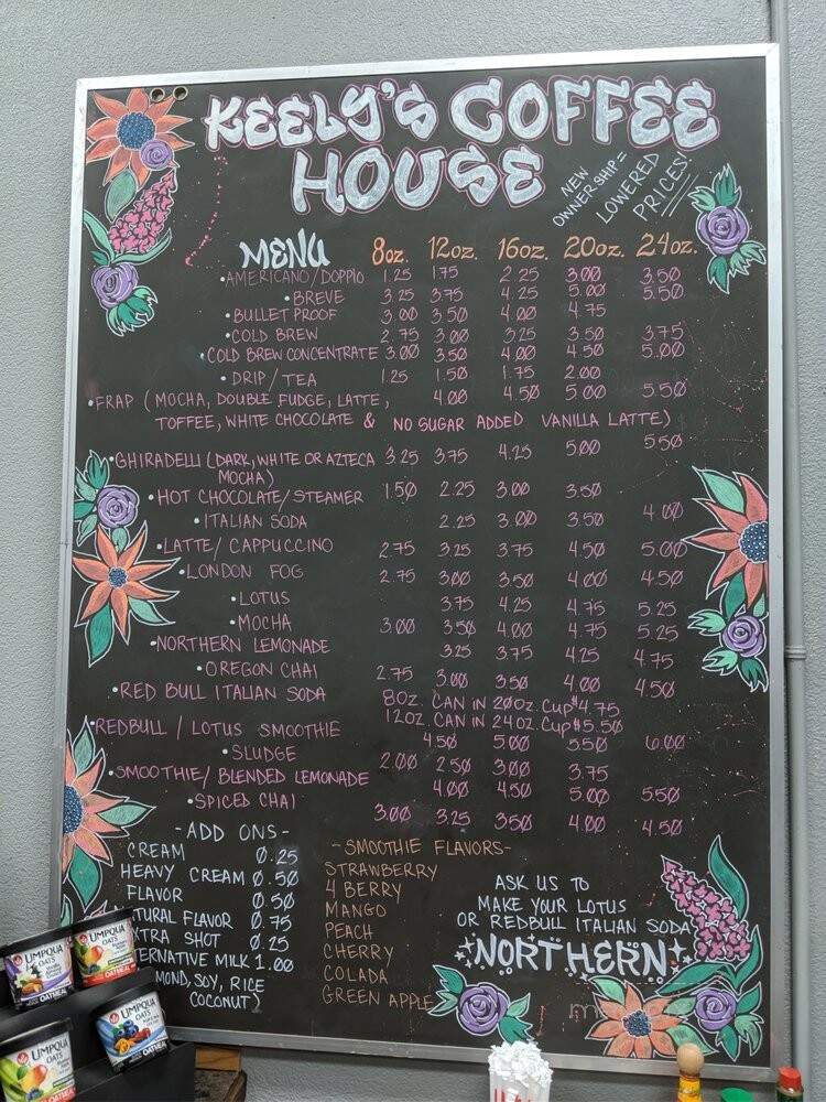 Espresso Cafe - Wasilla, AK menu_pic