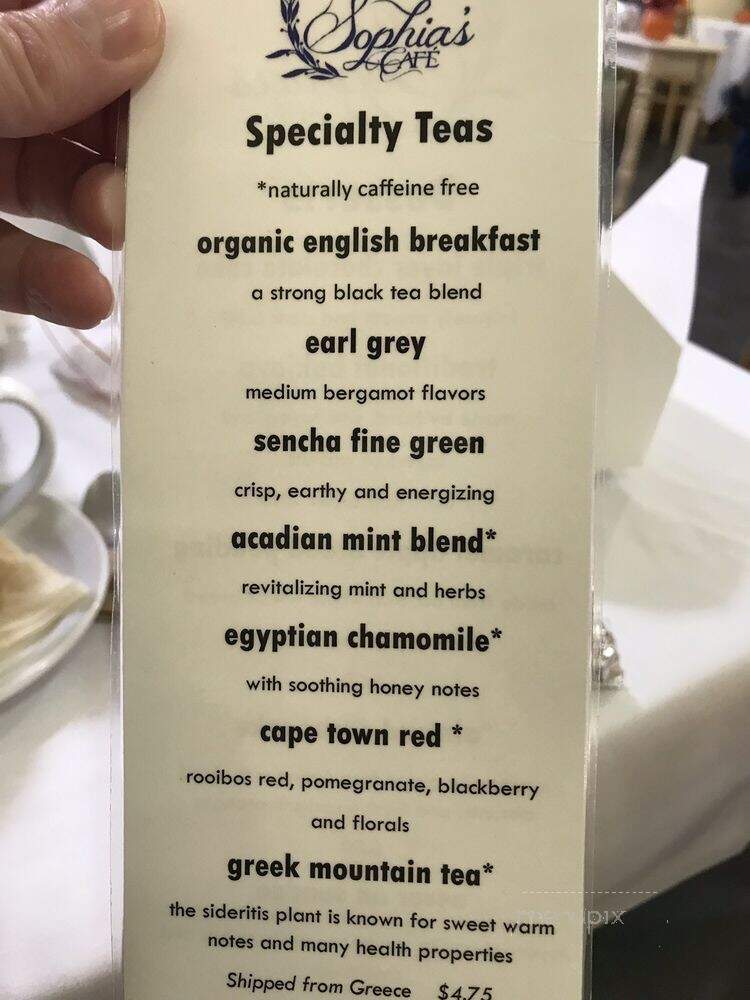 Sophia's Cafeneo - Wasilla, AK menu_pic