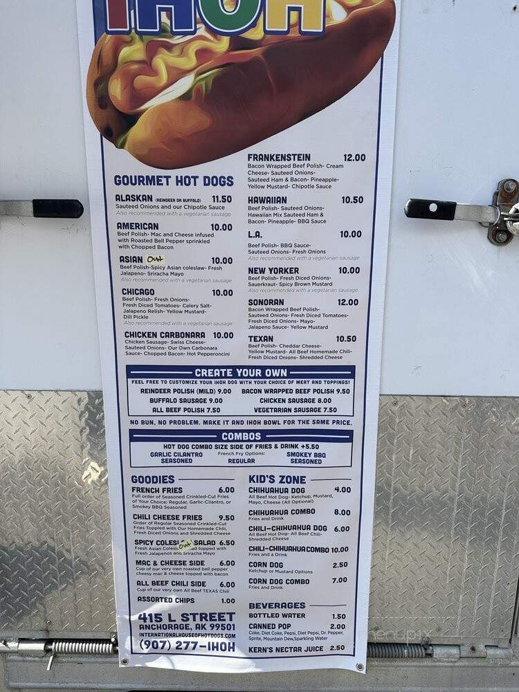 Great Alaskan Hot Dog - Anchorage, AK menu_pic