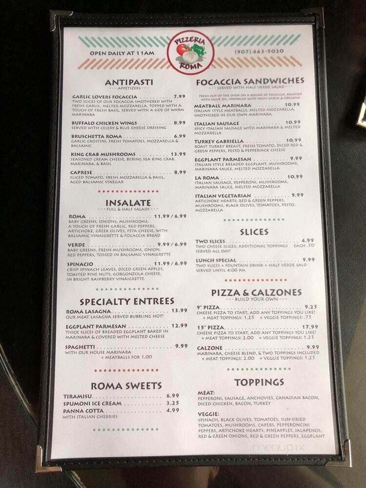 Pizzeria Roma - Juneau, AK