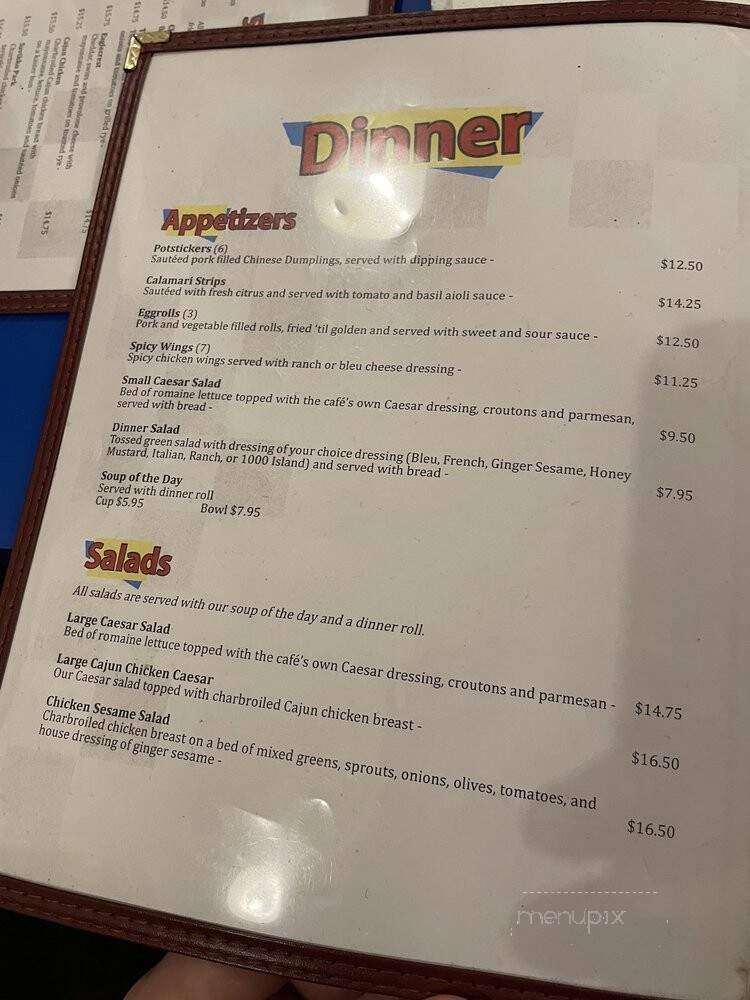 Douglas Cafe - Douglas, AK menu_pic