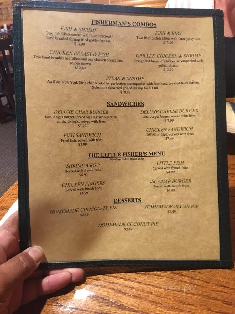 Fishmans Cove - Nashville, AR menu_pic