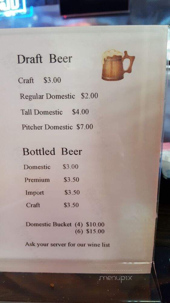 Timberline Restaurant - Hardy, AR menu_pic