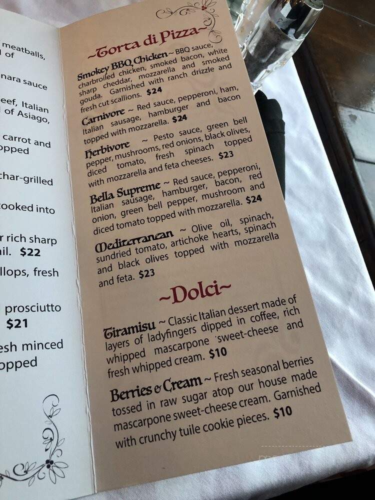 Crystal Dining Room Restaurant - Eureka Springs, AR menu_pic