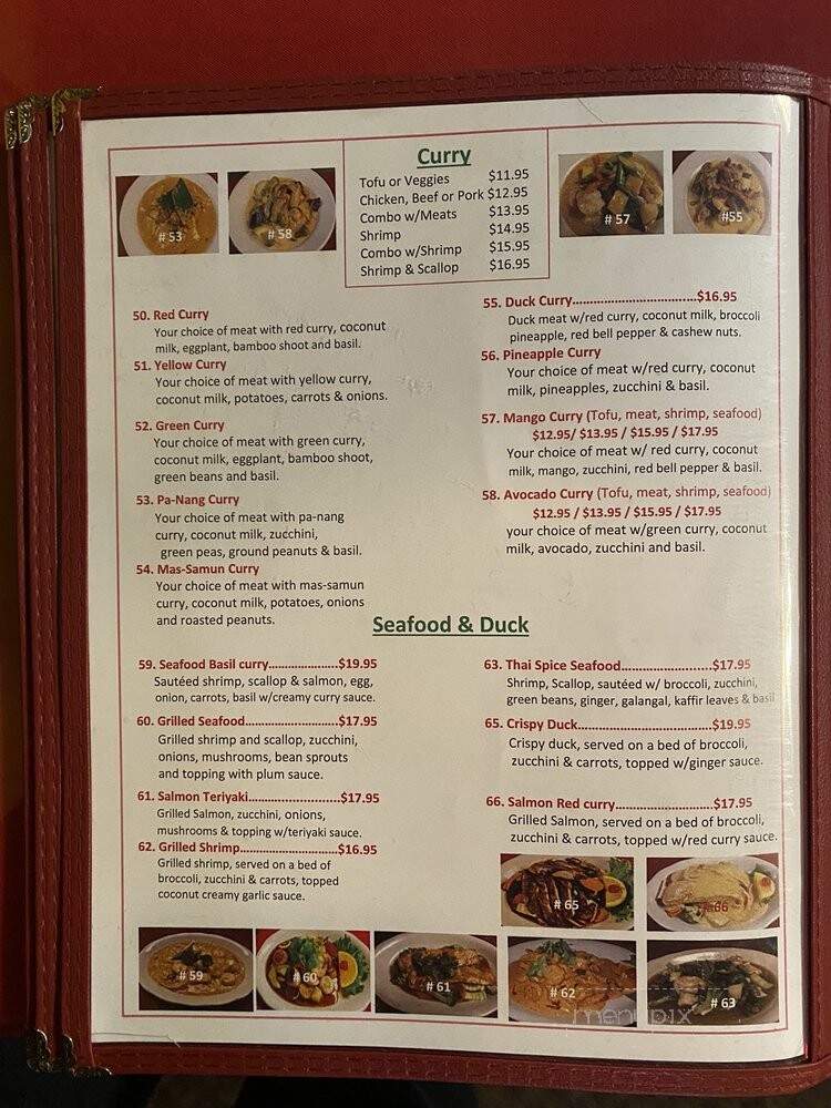 Thai Kitchen - Bentonville, AR menu_pic