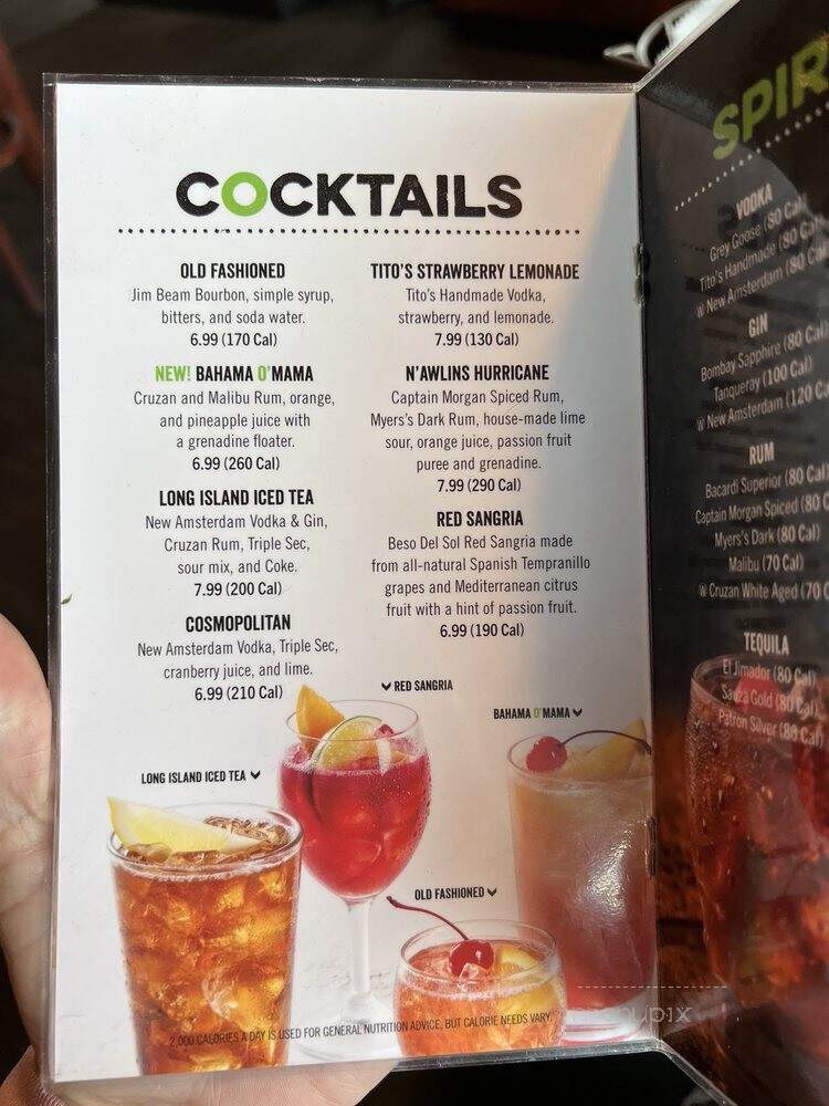 O'Charley's - Rogers, AR menu_pic