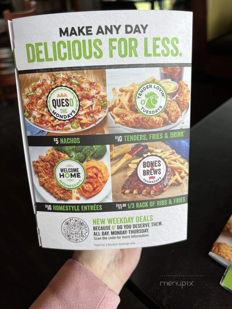 O'Charley's - Rogers, AR menu_pic