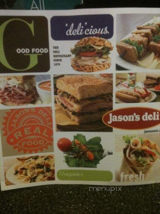 Jason's Deli - Little Rock, AR menu_pic