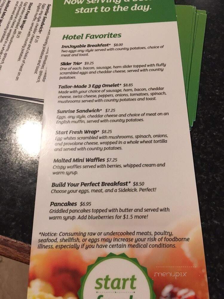 Camp David Restaurant - Little Rock, AR menu_pic