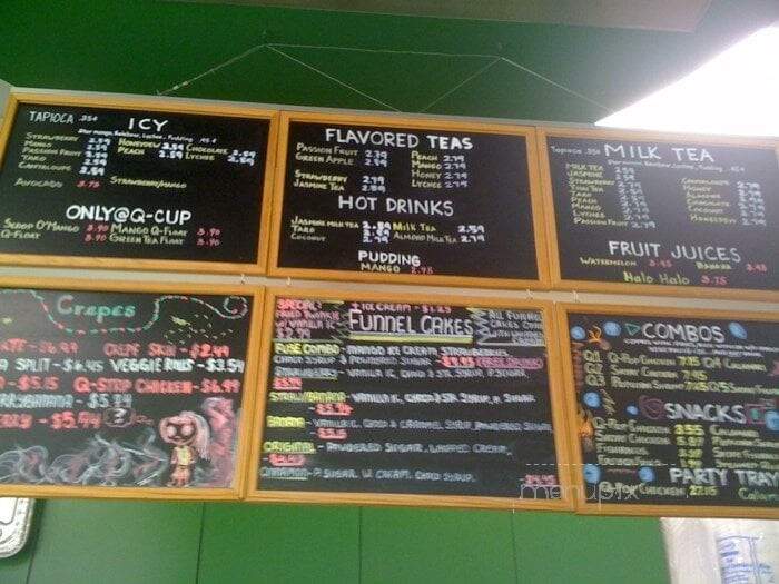 Q-Cup - Daly City, CA menu_pic