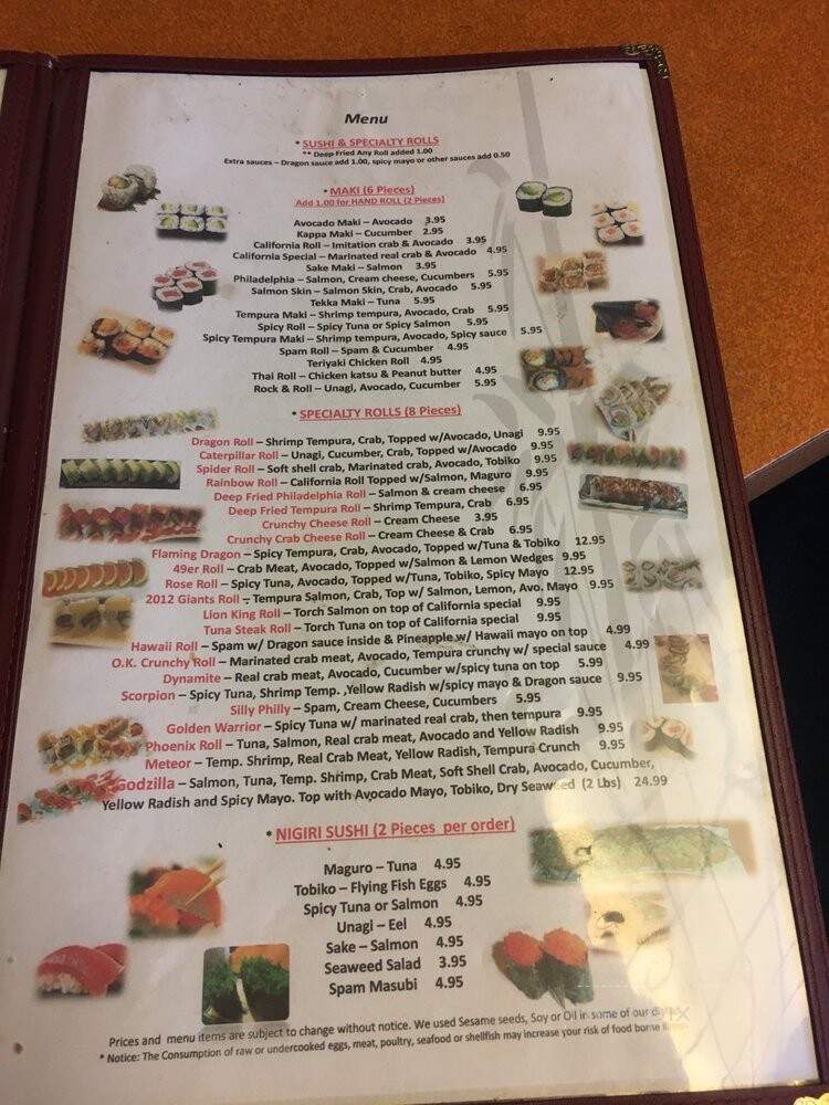 Oriental Kitchen - Daly City, CA menu_pic