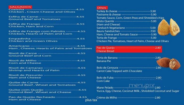 Sun Stream Coffee - San Francisco, CA menu_pic