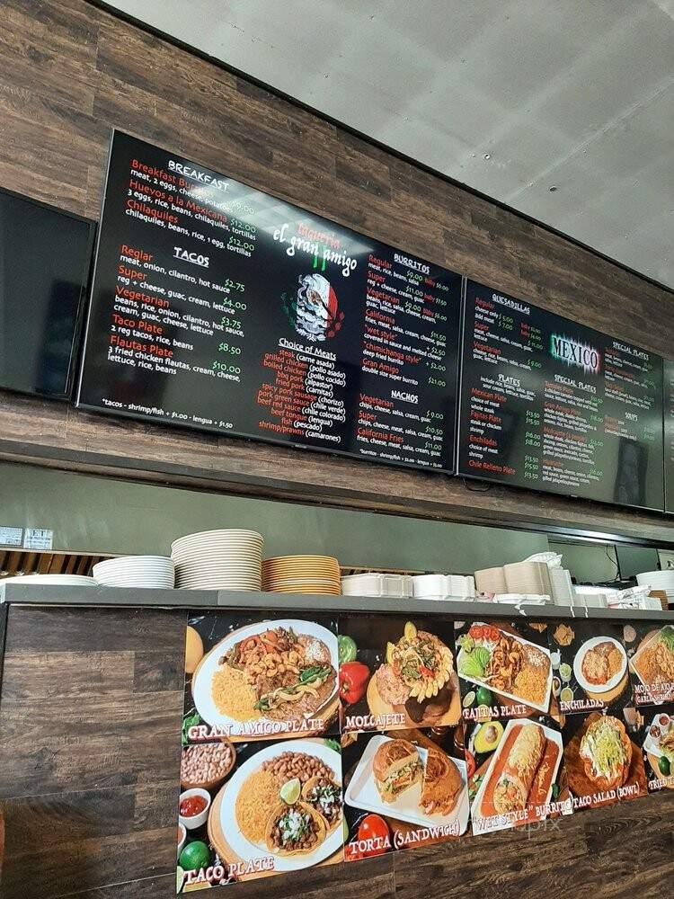 El Gran Amigo - Pacifica, CA menu_pic
