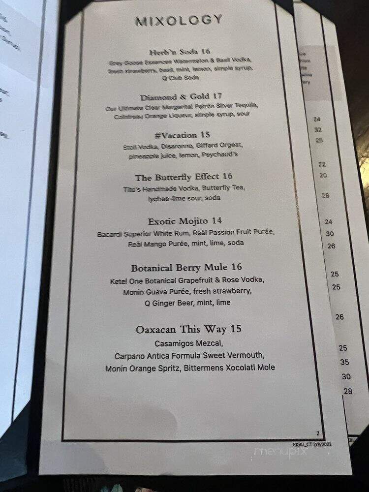 Kincaid's Bayhouse - Burlingame, CA menu_pic
