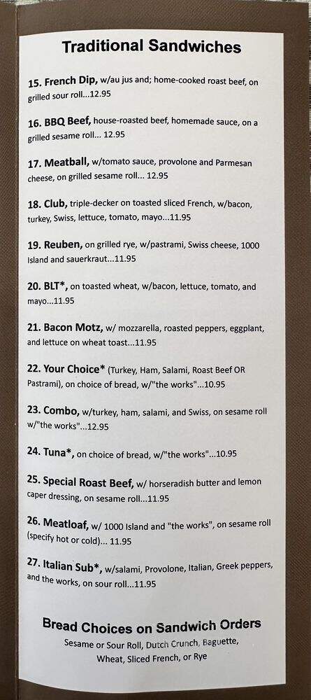 New Deli - Pinole, CA menu_pic