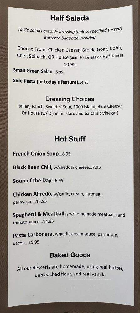 New Deli - Pinole, CA menu_pic