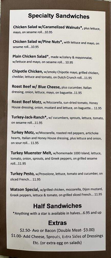 New Deli - Pinole, CA menu_pic