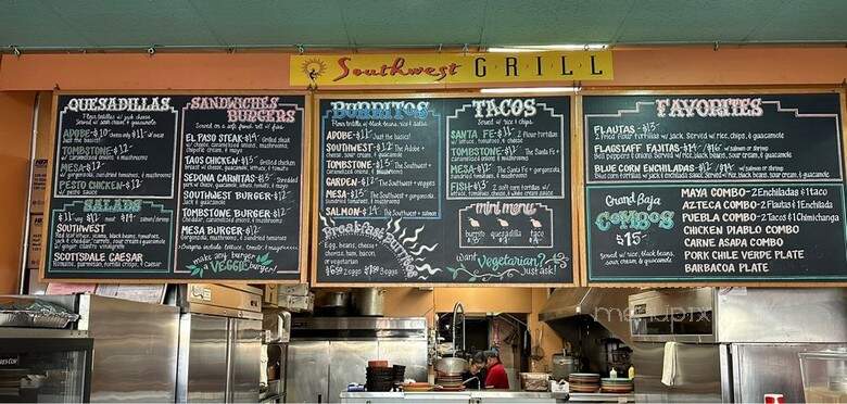 Southwest Grill - San Mateo, CA menu_pic