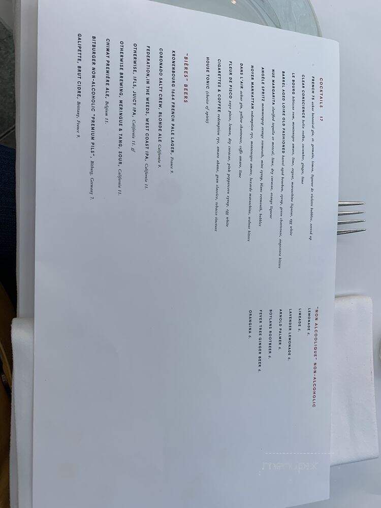 Angele - Napa, CA menu_pic