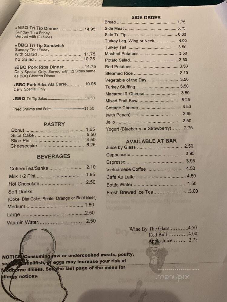 Oaks Corner Take Out - Emeryville, CA menu_pic