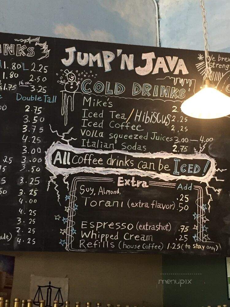 Jump'n Java Coffee House - Oakland, CA menu_pic