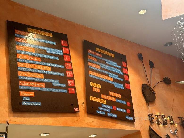 La Calaca Loca Taqueria - Oakland, CA menu_pic