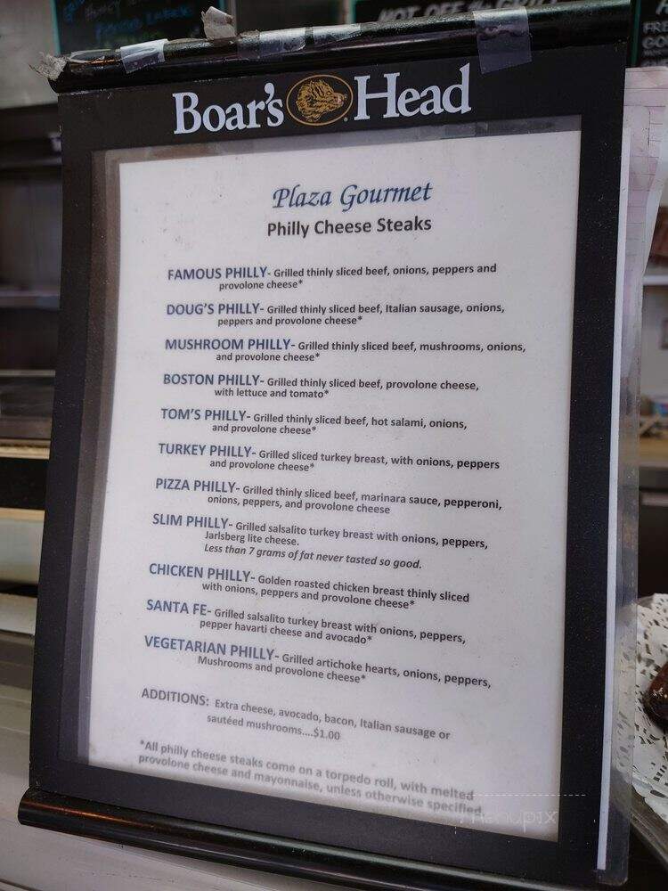 Plaza Gourmet Delicatessen - Foster City, CA menu_pic