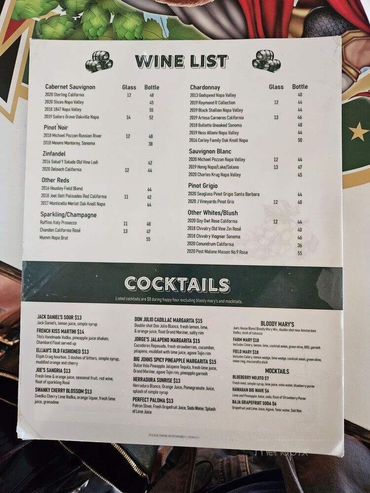 Downtown Joe's Restaurant - Napa, CA
