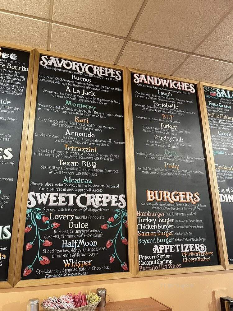 Whispers Cafe & Creperie - Belmont, CA menu_pic