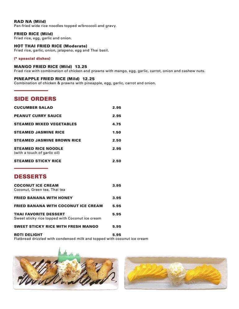 Bangkok Thai Cuisine - Berkeley, CA menu_pic