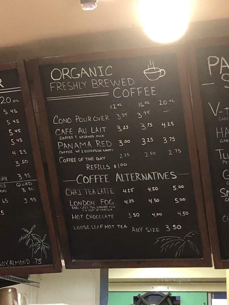 Panama Bay Coffee - Vallejo, CA menu_pic