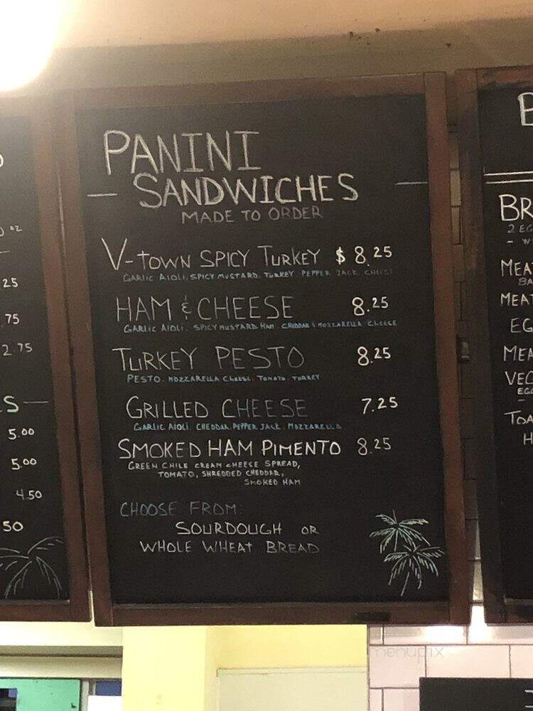 Panama Bay Coffee - Vallejo, CA menu_pic