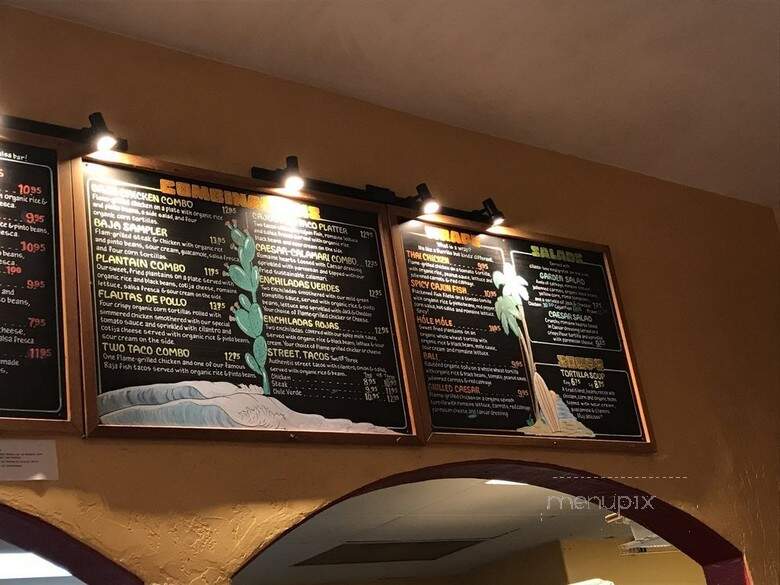 Baja Taqueria - Oakland, CA menu_pic