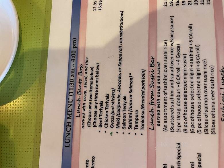 Makiyaki - San Leandro, CA menu_pic