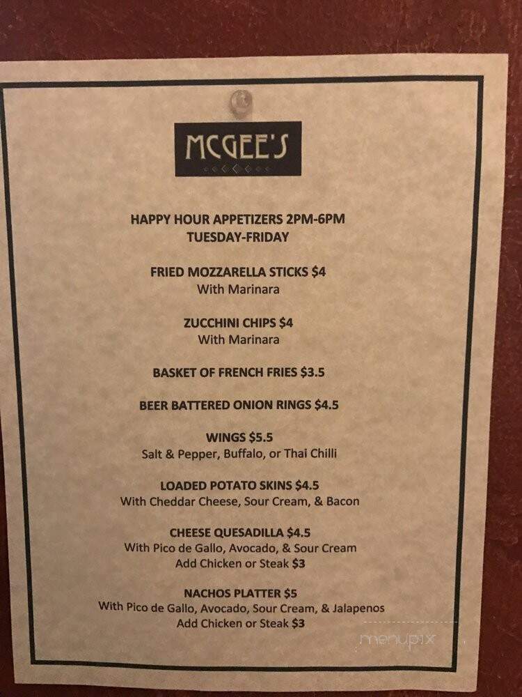 McGee's  - Alameda, CA