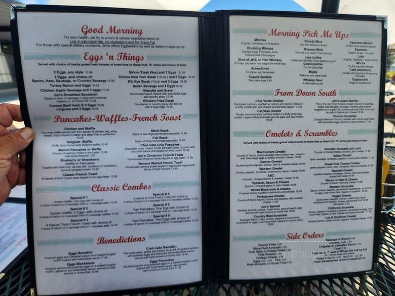 Jims On The Course - Alameda, CA menu_pic