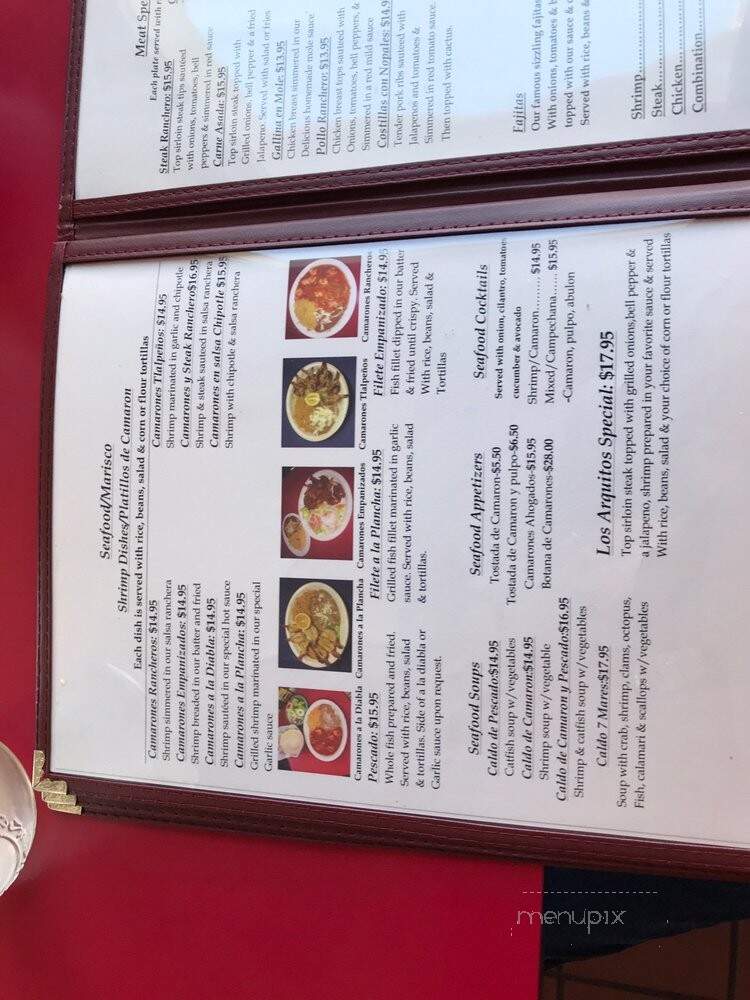 Los Arquitos Restaurant - Vallejo, CA menu_pic