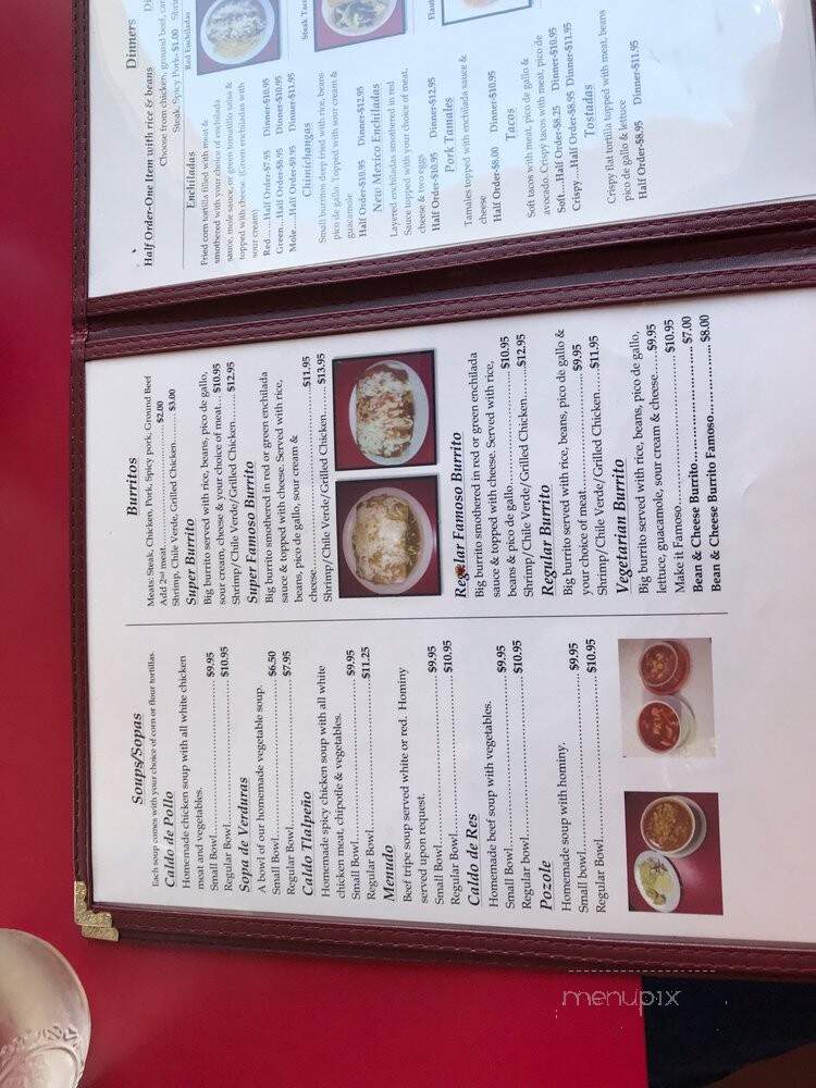 Los Arquitos Restaurant - Vallejo, CA menu_pic