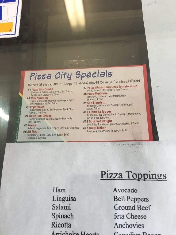 Pizza City - Oakland, CA