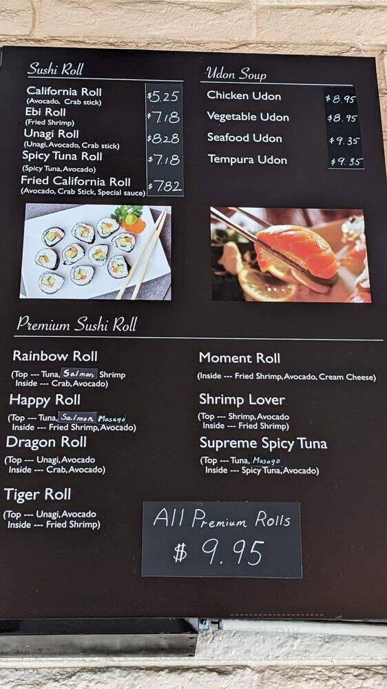 Midori Japanese Cuisine - Vallejo, CA menu_pic