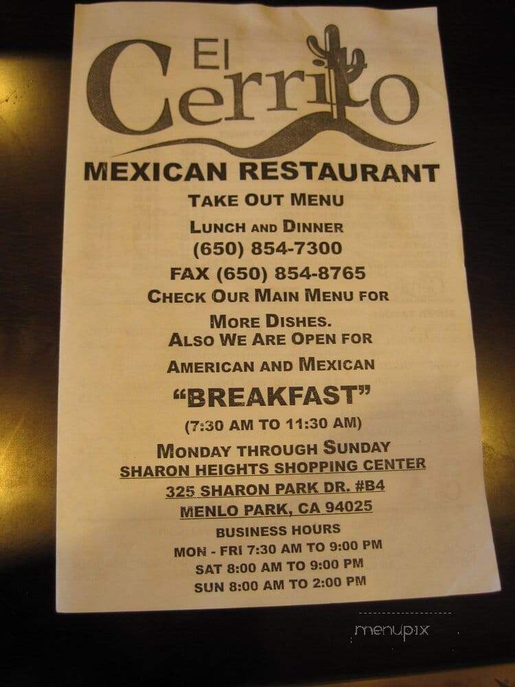 El Cerrito Mexican Restaurant - Menlo Park, CA
