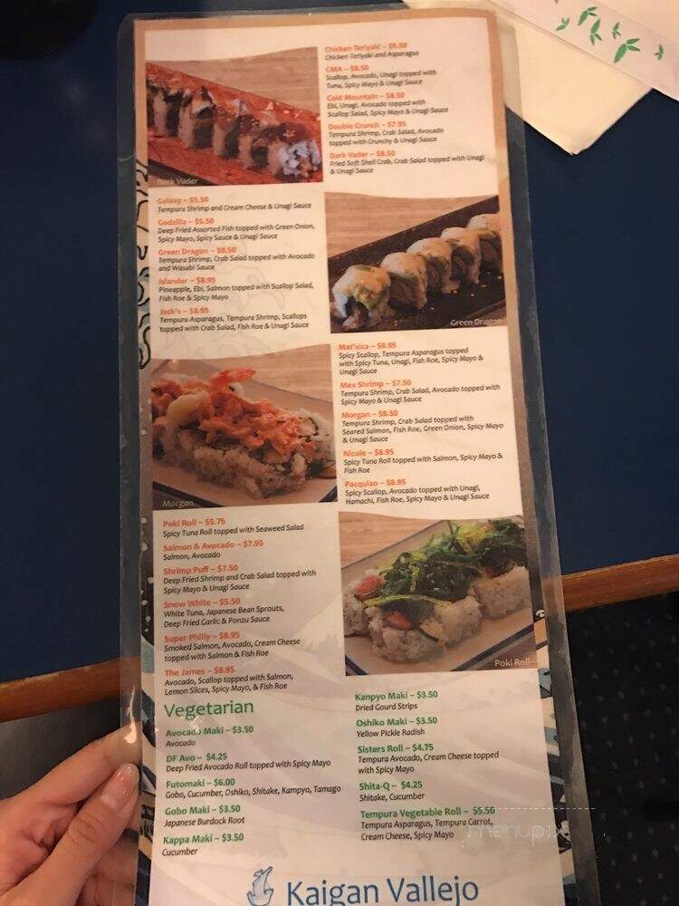 Kaigan Sushi - Vallejo, CA menu_pic