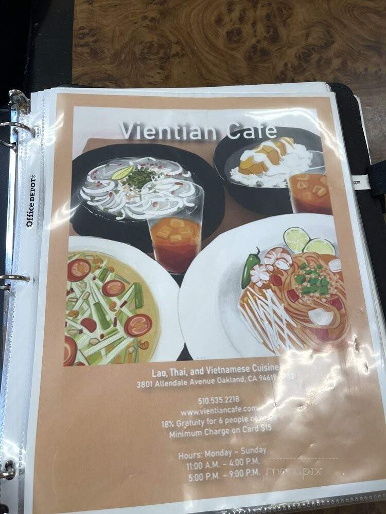 Vientian Cafe - Oakland, CA